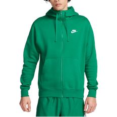 Nike Sportswear Club Fleece Men's Full-Zip Hoodie - Malachite/White