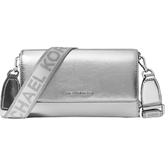 Michael Kors Jet Set Large Metallic Crossbody Bag - Silver