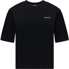 Bloemen - Vrouw T-shirts Off-White T-shirt - Black