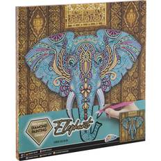 Diamond Painting on Canvas Elephant 30x30cm