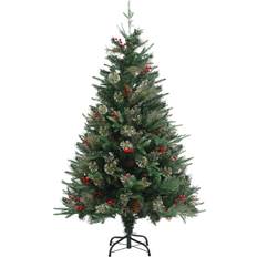 vidaXL Pine Cones Green Julgran 120cm