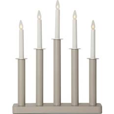 Star Trading Plate Beige Adventsljusstake 36cm