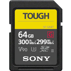 Tough SDXC Class 10 UHS-II U3 V90 300/299MB/s 64GB