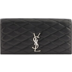 Saint Laurent Kate Quilted Leather Clutch Bag - Black