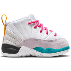 Children's Shoes Nike Jordan 12 Retro TD - White/Photon Dust/Barely Grape/Vapor Green