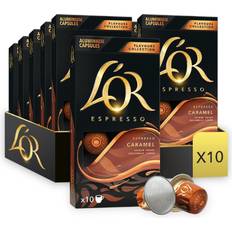 K-cups & Coffee Pods L'OR Espresso Caramel Flavour Coffee Pods 873g 100pcs 10pack
