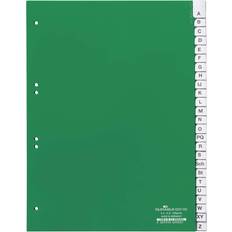 Durable Index Sets with Pre-Inserted Printed Inserts A-Z 20 Dividers