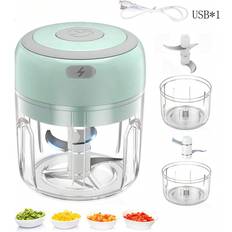 Shein Electric Garlic Chopper, Portable VeggieChopper 250ML,100ML, Garlic GrinderMasher Onion Chopper, To Vegetable,Cordless Food Gi