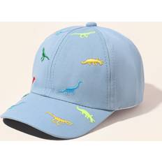Shein 1pc Embroidered Dinosaur Sun Protection Baseball Cap For Toddler 2-7 Years Old