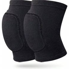 1pair Thick Sponge Knee Pads For Dancing, Volleyball, Football, Roller Skating, Outdoor Cycling And Ground Protection