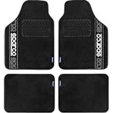 Tappetini per auto Sparco Set 4 Tappetini Neri Per Auto In Moquette