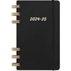 Dagbøger Kalendere Moleskine Spiral Softcover 12M Black