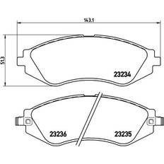 Kitkajarrutukset Brembo Jarrupalat P 15 002