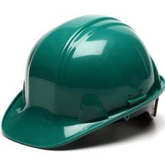 Safety Helmets Green Cap Style Point Ratchet Suspension Hard Hat Pkg Qty