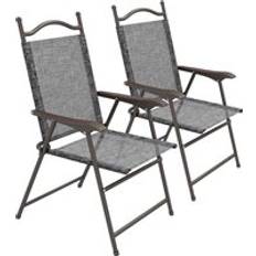 Grey Patio Chairs Garden & Outdoor Furniture OutSunny Patio Garden Chairs