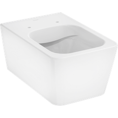 Toilets Hansgrohe EluPura Q Wand-WC 540 AquaFall Flush, HygieneEffect, Weiß 540x360mm, 62022450