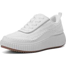 Dream Pairs Women Chunky Sneakers Comfortable Casual Platform Fashion Sneaker,Size 6.5,White,SDFN2379W