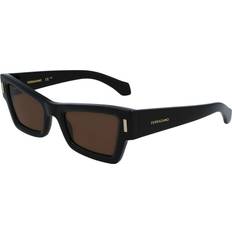 Ferragamo Unisex Solglasögon Ferragamo Solglasögon Kvinna - Svarta