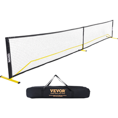 Ensembles de pickleball VEVOR Système de Filet de Pickleball Portable, Filet de Taille Réglementaire de 672,6 cm, Cadre en Métal Stable Résistant aux Intempéries et Filet en PE Solide, Jeu en Plein Air avec Sac de Transport