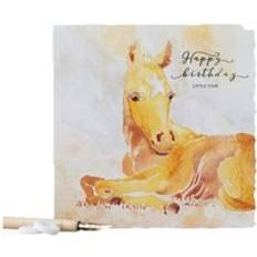 Universal Textiles Deckled Edge Little Star Birthday Card