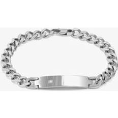 Nomination Stainless Steel Bracelets Nomination B-Yond Stainless Steel Cubic Zirconia Curb Chain Bracelet 028951/037 Silver