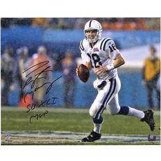 Fanatics Authentic Peyton Manning Indianapolis Colts Autographed 16" x 20" Super Bowl XLI Rain Photograph with "SB MVP" Inscription