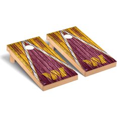 Skip's Garage Washington Commanders NFL Football Triangle Cornhole Board Set