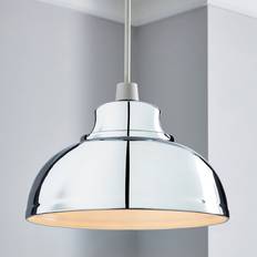 Dunelm Galley Chrome Easy Fit Pendant Lamp