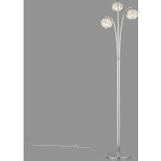 Dunelm Cecilie 3 Arm Chrome Floor Lamp