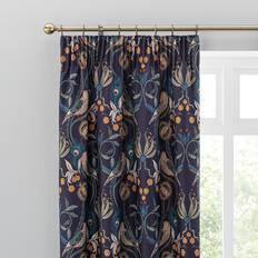 Curtains & Accessories Dunelm Havisham Navy Pencil Pleat