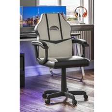 White Gaming Chairs Home Discount Vida Designs Comet Racing Gaming Chair Office Adjustable Chair White One Size