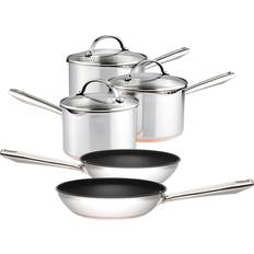 Dunelm Pro Copper Base 5 Cookware Set with lid