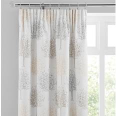 Curtains & Accessories Dunelm Jacquard Trees Dove Pencil