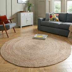 Flair Jute Round Brown