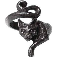 Smykker Alchemy Gothic Ring - Le Chat Noir/Black
