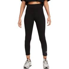 Bomull Tights Nike Women's Sportswear Classic High-Waisted 7/8 Leggings - Black/Sail