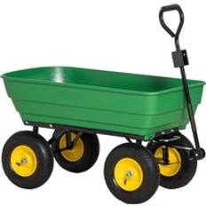 OutSunny 125 Garden Cart Heavy Duty Wheel