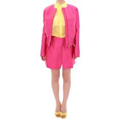 One Size Bukser Dolce & Gabbana CO/TE Pink silk blend Women's jacket