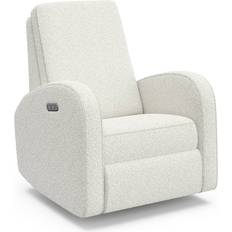 Recliner - White Armchairs Storkcraft Santa Monica Power Armchair