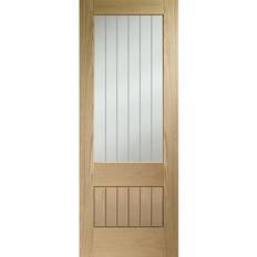 Doors XL Joinery Suffolk Essential Pre-Finished Oak 5P Interior Door (x198.1cm)