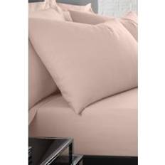 Pink Pillow Cases Serene 'Plain Dyed' Soft Touch Pillow Case Pink