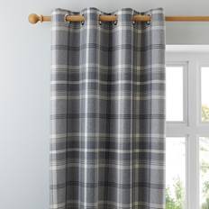 Curtains & Accessories Dunelm Highland Check Dove