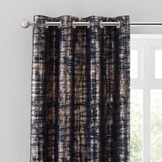 Curtains & Accessories Dunelm Romano Navy Velour