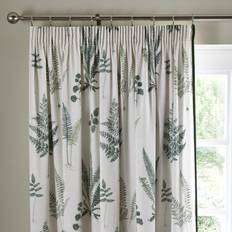 Curtains & Accessories Dunelm Fern Green Pencil Pleat