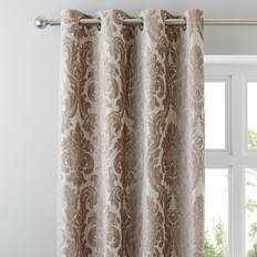Curtains & Accessories Dunelm Versailles Natural Eyelet