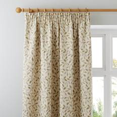 Curtains & Accessories Dunelm Heritage Glava Green Pencil