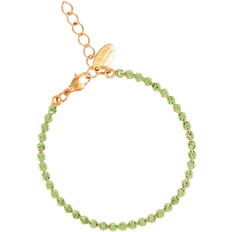 Peridot Armband Caroline Svedbom Siri Bracelet - Gold/Peridot