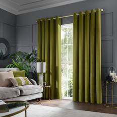 Curtains & Accessories Dunelm Clara Moss Green