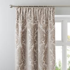 Curtains & Accessories Dunelm Versailles Natural Pencil Pleat