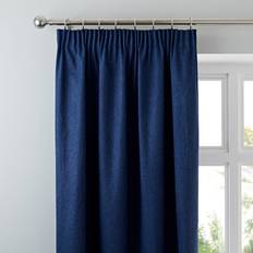 Curtains & Accessories Dunelm Luna Brushed Blackout Pencil